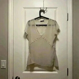 Zara transparent top